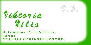 viktoria milis business card
