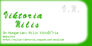 viktoria milis business card